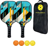 Pickleball Paddles,USAPA Approved Pro Pickleball Paddle,JoyFishing Carbon Fiber Surface Pickleball Rackets,Aramid Honeycomb core Pickleball Set with 4 Pickleball Balls/Paddle Cover,for Men Women