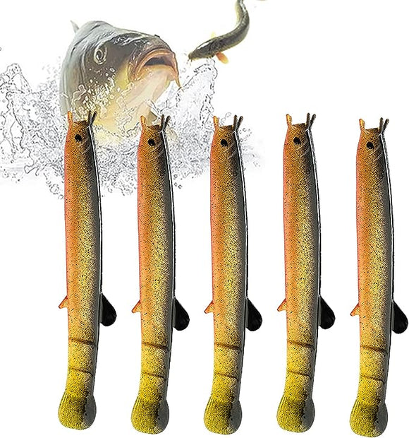 Soft Plastic SwimbaitsPaddle,Bass Fishing Lure,6 PCS Bionic Loach Soft Bait,2.75in/3.35in/3.93in Plastic Bait for Saltwater/Freshwater Fishing,JoyFishing Soft Bass Shad Bait for Mandarin Fish