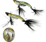 Fishing Lures Sinking Metal Spoons Jigging Bait,2PCS Fishing Jigs Spoon,Crayfish Fishing Lures with Feather Hook,JoyFishing Saltwater Jigs Fishing Lures,Crayfish Lures