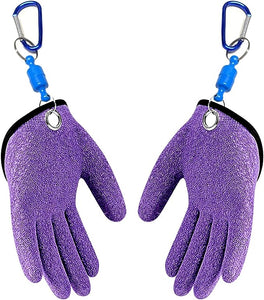 JoyFishing Fishing Glove with Magnet Release,Fishing Catching Gloves Non-Slip,Fisherman Professional Fishing Glove,Fishing Puncture Proof Gloves,Fish Gloves for handling