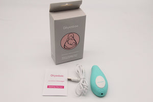 Lactation massage USB rechargeable silicone chest instrument care breast vibration chest massager