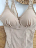 One-piece shapewear corset corset high waist abdominal pants one-piece bodysuit suspenders bra bra crotch row button buttocks lifting pants