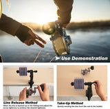JoyFishing Fishing Line Spooler Machine,Fishing line Winder Spooler with Unwinding Function, Fishing line Spooling Station Without Line Twist for Spinning and Casting Reels