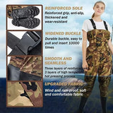 JoyFishing Chest Waders,Boot foot Chest Wader,Hunting Fishing Waders for Men Women with Boots, Fishing Waders for Men with Boot Hanger,3-Ply Nylon/PVC Waterproof Fishing & Hunting Waders