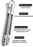 JoyFishing Fishing Thermometer,Fly Fishing Water Stream Thermometer Fishing Accessories, Red Water Thermometer Fly Fishing Tools and Accessories,Outdoor Water Stream Temperature Tools