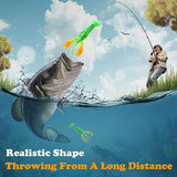 Soft Fishing Lure Crawfish Bait,Soft Bionic Fishing Lure Freshwater Craw Baits,Mock Lure Can Bounce,JoyFishing Realistic Shrimp Finshing Lure Fishing Accessory 3.7’’/0.2 oz (Pack of 4/8)