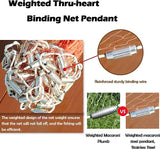Handmade Saltwater cast nets for Fishing,Fishing Cast Net with Heavy Duty Real Zinc Sinker Weights for Bait,JoyFishing Tire Line Fish Heavy Duty Throw Net 4FT/5FT/6FT Radius Frisbee Fishing Nets