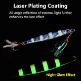 Lead Vertical Jigs Saltwater Artificial Bait,Speed Jigging Slow Jigging Pitching Lures,JoyFishing Glow Lead Jigs 60g/100g/150g Fishing Lures for Tuna,Grouper,Dogtooth,Bass,Salmon