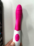 Rechargeable G Spot Vibrator with Clitoral Stimulator and Anal Stimulation - Adult Sex Toy for Women