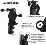 JoyFishing Fishing Line Spooler Machine,Fishing line Winder Spooler with Unwinding Function, Fishing line Spooling Station Without Line Twist for Spinning and Casting Reels
