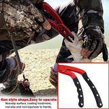 JoyFishing Fishing Pliers Saltwater,Pistol Grip Split Ring Fishing Pliers with Non-Slip Handle, 9-Inch Needle Nose Fishing Pliers,Vanadium Cutters,Coiled Lanyard and Synthetic Sheath