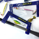 JoyFishing 4PCS Fishing Lure Wraps,PVC Lure Covers with Hook Bonnets, Fishing Hook Covers for Bait Storage,Clear Durable Lure Covers for Rod,Lure Wraps for Easily See Lures