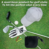 JoyFishing Golf Club Cleaner, Golf Ball Cleaning Bag,Portable Detachable Golf Club Brush Groove Cleaner,Waterproof Clean Face Technology Liner,Machine Washable Dry Neoprene Exterior