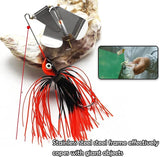5pcs Spinnerbait Fishing Lures Kit Set,Hard Metal Spinner Bait Kit Jigs Lure for Bass Pike Trout Salmon,JoyFishing Hard Spinner Lures,Bass Fishing Lure Spinner Baits Kit