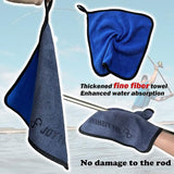 JoyFishing Fishing Glove for Men with Magnet Release,Fisherman Professional Catch Fish Gloves Cut/Puncture, Fish Handling Gloves with Fishing Towel for Outdoor Fishing