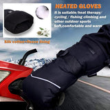 Heated Gloves,Rechargeable Electric Gloves for Men Women,JoyFishing Heated Gloves with 5000mAh×2 Battery Packs,Waterproof Heating Hand Warmer Winter Gloves 3 Temperature Adjustment
