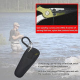 JoyFishing 7.3'' Fishing Pliers with Sheath & Lanyard,Aluminum Fishing Pliers Saltwater, Corrosion Resistance Fly Fishing Pliers with Split Ring,Saltwater Resistant Fishing Gear for Men