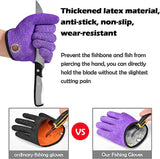 JoyFishing Fishing Glove with Magnet Release,Fishing Catching Gloves Non-Slip,Fisherman Professional Fishing Glove,Fishing Puncture Proof Gloves,Fish Gloves for handling