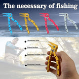 JoyFishing Fishing Pliers Saltwater with Blade Cutter,Aluminum Fishing Multitool Hook Remover for Split Ring,Fishing Line Cutting and Hook Removal-Never Rust,Fishing Gear Gifts for Men