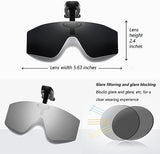 JoyFishing Polarized Sports Sunglasses For Men Women Hat Clip-on Fishing Sunglasses UV400 Protection For Fishing，Cycling