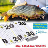 Fish Ruler 53",Fishing Measuring Tape,JoyFishing Fish Ruler for Boat, Widened Fish Ruler Accessories,Marine Fishing Measuring Tool for Fish Boat Kayak Yacht