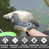 JoyFishing Fishing Glove for Men with Magnet Release,Fisherman Professional Catch Fish Gloves Cut/Puncture, Fish Handling Gloves with Fishing Towel for Outdoor Fishing