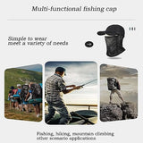 JoyFishing Fishing Hat for Women& Men, Sun Protection Baseball Cap Foldable Sun Hat with Face Cover & Neck Flap for Outdoor