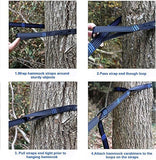 JoyFishing Camping Hammock with Net,Tree Straps and Removable Rain Fly Tarp,Lightweight Double Hammock,Portable Hammock Rainfly Set for Outdoor Hiking Backpacking,Travel (Camo)