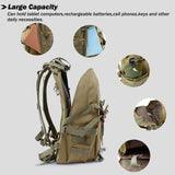 JoyFishing Military Tactical Backpack,25L Army 3 Days Assault Pack Bag,Outdoor Tactical Bag Backpack for Men,Molle Rucksack Waterproof (Black)
