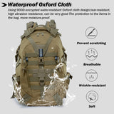 JoyFishing Military Tactical Backpack,25L Army 3 Days Assault Pack Bag,Outdoor Tactical Bag Backpack for Men,Molle Rucksack Waterproof (Black)