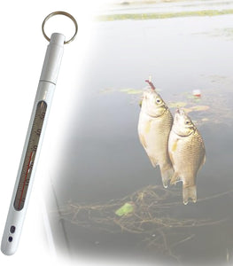 JoyFishing Fishing Thermometer,Fly Fishing Water Stream Thermometer Fishing Accessories, Red Water Thermometer Fly Fishing Tools and Accessories,Outdoor Water Stream Temperature Tools