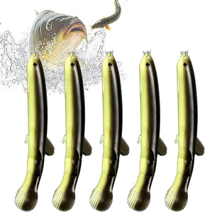 Soft Plastic SwimbaitsPaddle,Bass Fishing Lure,6 PCS Bionic Loach Soft Bait,2.75in/3.35in/3.93in Plastic Bait for Saltwater/Freshwater Fishing,JoyFishing Soft Bass Shad Bait for Mandarin Fish