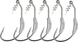 Weighted Swimbait Hooks,Jig Heads Fishing Hooks with Twistlock,Soft Plastic Worm Fishing Hook 2g/2.5g/3g/5.25g/7g,JoyFishing Fishing Hooks Extra Wide Gap Hook with Lead