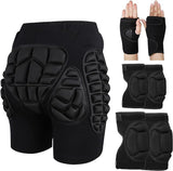 3D Protection Hip Butt EVA Padded Shorts for ski,JoyFishing Protective Padded Shorts Crash Pad Impact Gear for Skiing Skating Snowboarding for Children,Men Women