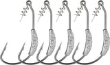 Weighted Swimbait Hooks,Jig Heads Fishing Hooks with Twistlock,Soft Plastic Worm Fishing Hook 2g/2.5g/3g/5.25g/7g,JoyFishing Fishing Hooks Extra Wide Gap Hook with Lead