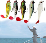 JoyFishing Paddle Tail Swimbait with jig Hook,Fishing Lures for Bass Trout Swimbaits,Soft Fishing Lures jig Heads,Slow Sinking Bait for Freshwater Saltwater