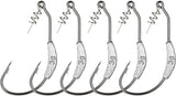Weighted Swimbait Hooks,Jig Heads Fishing Hooks with Twistlock,Soft Plastic Worm Fishing Hook 2g/2.5g/3g/5.25g/7g,JoyFishing Fishing Hooks Extra Wide Gap Hook with Lead