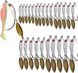 Weighted Swimbait Hooks,Jig Heads Fishing Hooks with Twistlock,Soft Plastic Worm Fishing Hook 2g/2.5g/3g/5.25g/7g,JoyFishing Fishing Hooks Extra Wide Gap Hook with Lead
