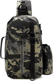 Pro Fishing Backpack,Fishing Tackle Bag with Rod Gear Holder,Fishing Tackle Storage Bag for Fishing Hiking Camping Hunting,Fishing Gifts for Men,Lightweight (CamoB)
