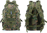 JoyFishing Military Tactical Backpack,25L Army 3 Days Assault Pack Bag,Outdoor Tactical Bag Backpack for Men,Molle Rucksack Waterproof (Black)