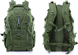 JoyFishing Military Tactical Backpack,25L Army 3 Days Assault Pack Bag,Outdoor Tactical Bag Backpack for Men,Molle Rucksack Waterproof (Black)