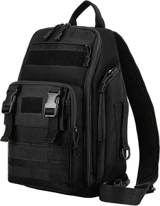 JoyFishing Fishing Tackle Backpack,Single/double shoulder Fishing Backpack with Rod Holder,Waterproof Large Tackle Gear Bag Storage, Fishing Tackle Bag for Fishing,Camping,Hiking (CamoA)