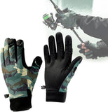 Winter Fishing Gloves Full Finger/Fingerless Gloves,Touchscreen Water Resistant Warm Fishing Gloves for Cold Weather,JoyFishing Pro Anti-Slip Camo Glove for Ice Fishing,Photography