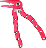 JoyFishing Fishing Pliers Saltwater with Blade Cutter,Aluminum Fishing Multitool Hook Remover for Split Ring,Fishing Line Cutting and Hook Removal-Never Rust,Fishing Gear Gifts for Men