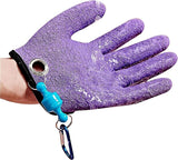 JoyFishing Fishing Glove with Magnet Release,Fishing Catching Gloves Non-Slip,Fisherman Professional Fishing Glove,Fishing Puncture Proof Gloves,Fish Gloves for handling