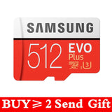 Memory Card EVO+ EVO Plus microSD 256GB 128GB 64GB 16GB