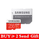 Memory Card EVO+ EVO Plus microSD 256GB 128GB 64GB 16GB