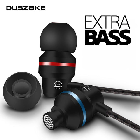 DUSZAKE In-Ear Headphones HiFi Headphones Mic