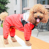 Dog Raincoat Pet Waterproof Detachable