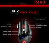 Ergonomic Wired Gaming Mouse 7 Button LED 5500 DPI